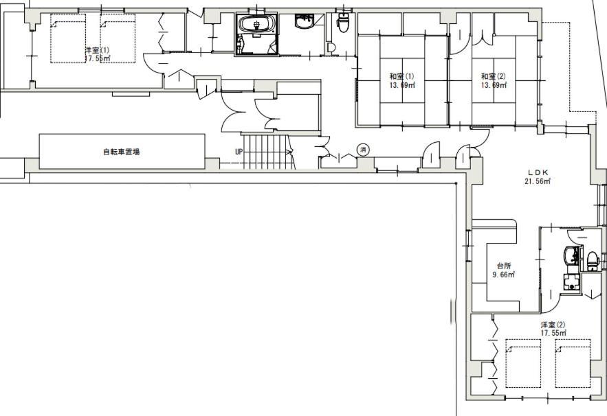 Guest House Flora Otemachi/フローラ大手町 هيروشيما المظهر الخارجي الصورة